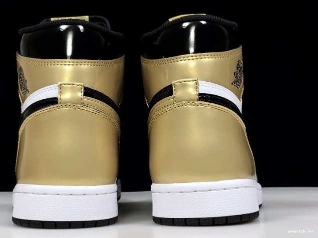 Rep Onekick Toe Glod Retro 1 Air Jordan High 861428-007 0708